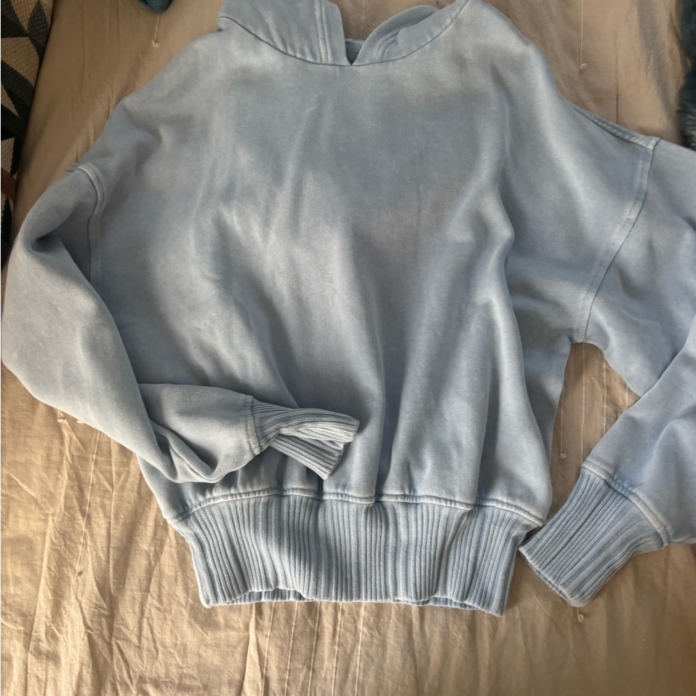 Aerie Blue Crew Neck Sweatshirt